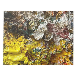 Artist's palette #1 notepad