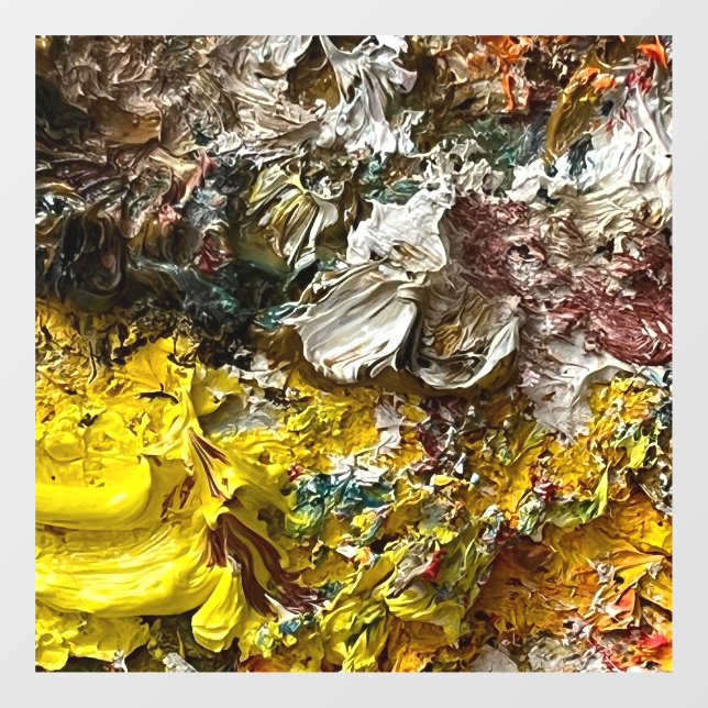 Artist's palette #1 window cling (Sheet)