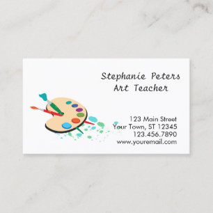 Artist's Palette Business Card