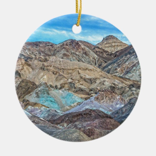 (Artist's Palette) Death Valley National Park Ceramic Ornament (Front)