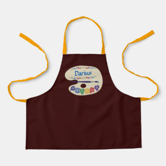 Artists Palette Kids Paint Smock Apron