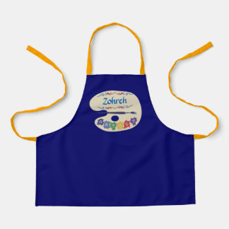 Artists Palette Kids Painting Smock Apron