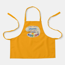 Artists Palette Kids Painting Smock Apron