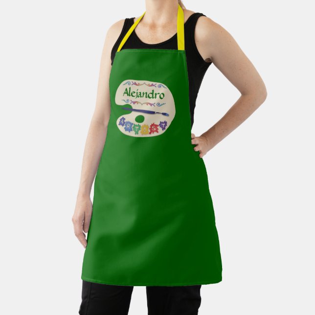 Artists Palette Painting Smock Apron (Insitu)
