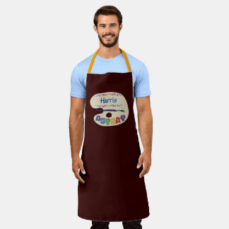 Artists Palette Painting Smock Apron