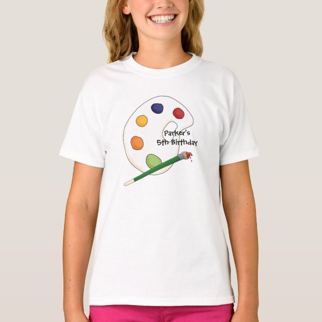 Artist's Pallet Kids T-Shirt (Front)