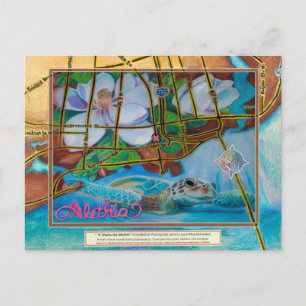 Artist's Post Card Downtown Pensacola, Florida