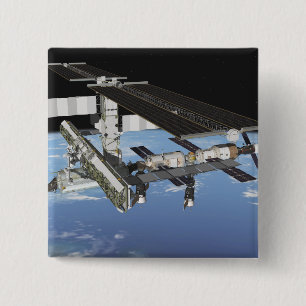 Artist's rendering 2 inch square button