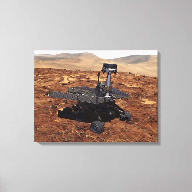 Artists rendition of Mars Rover 2 Canvas Print (Front)