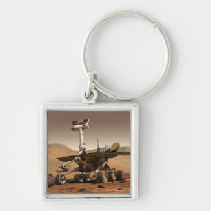 Artist's Rendition of Mars Rover Keychain