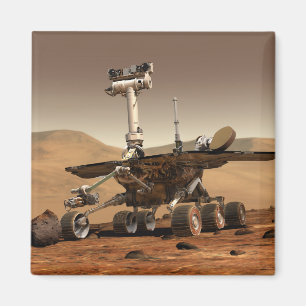 Artist's Rendition of Mars Rover Magnet