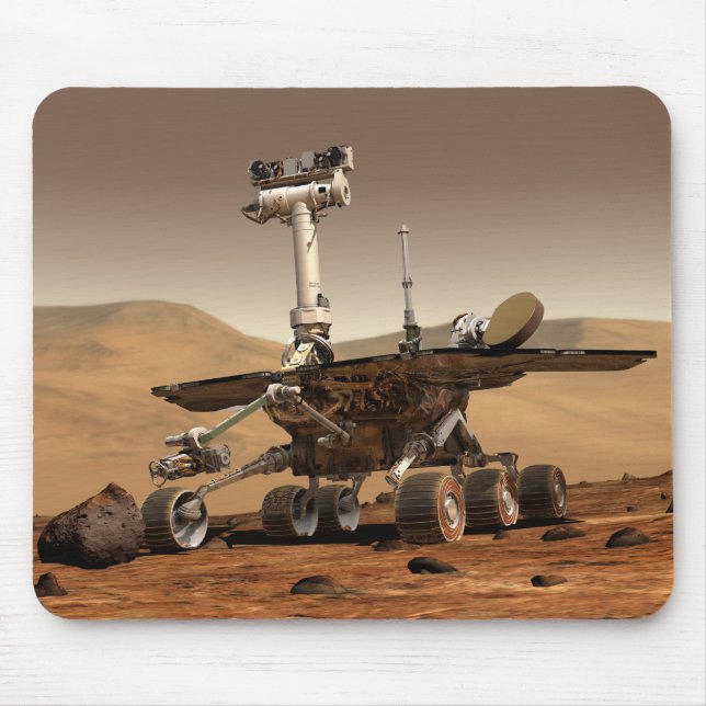 Artist's Rendition of Mars Rover Mouse Pad (Front)