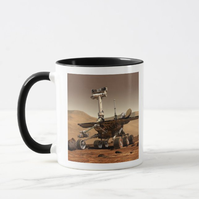 Artist's Rendition of Mars Rover Mug (Left)