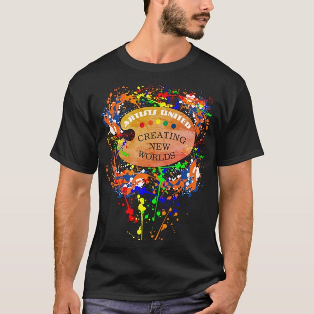 Artists United Painting Palette T-Shirt (Front)