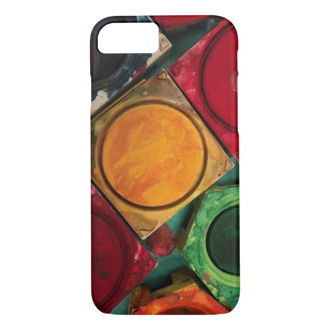 Artists Watercolor Paint Box Palette Case-Mate iPhone Case (Back)