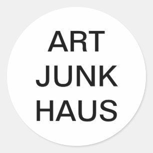 ARTJUNKHAUS  Jeff Hankamer Artjunkhaus SPLASH-ART Classic Round Sticker