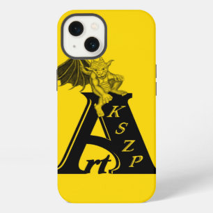 ArtKSZP logo black yellow Design iPhone 13 Case