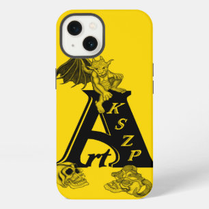 ArtKSZP Logo with Golem and Skull iPhone 13 Case