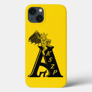 ArtKSZP Logo with Golem , Yellow and black Design iPhone 13 Case