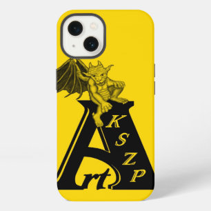 ArtKSZP Logo with Golem , Yellow and black Design iPhone 13 Case