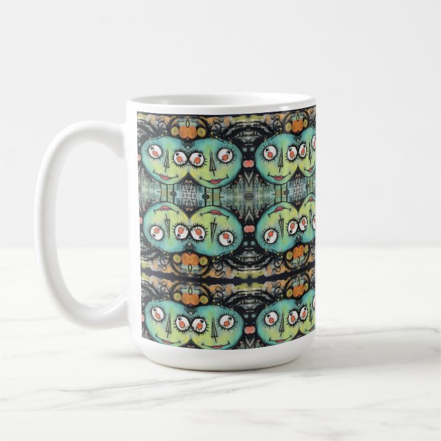 ArtLady 10 Charming and distressed Coffee Mug (Left)