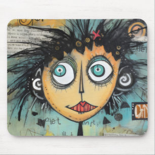 ArtLady 21 Charming and distressed Mouse Pad