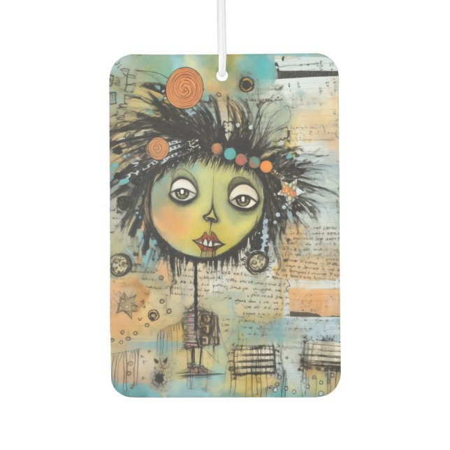 ArtLady 7 Charming and distressed Air Freshener (Front)