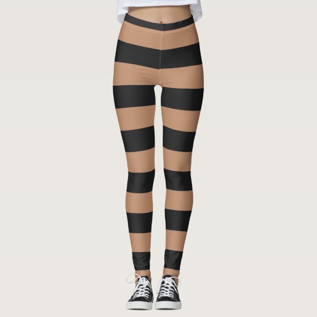 Artmixer (Strip Colour Fashion) #23 Leggings (Front)