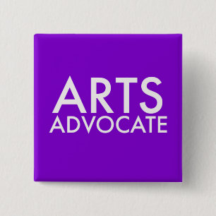 Arts Advocate Button