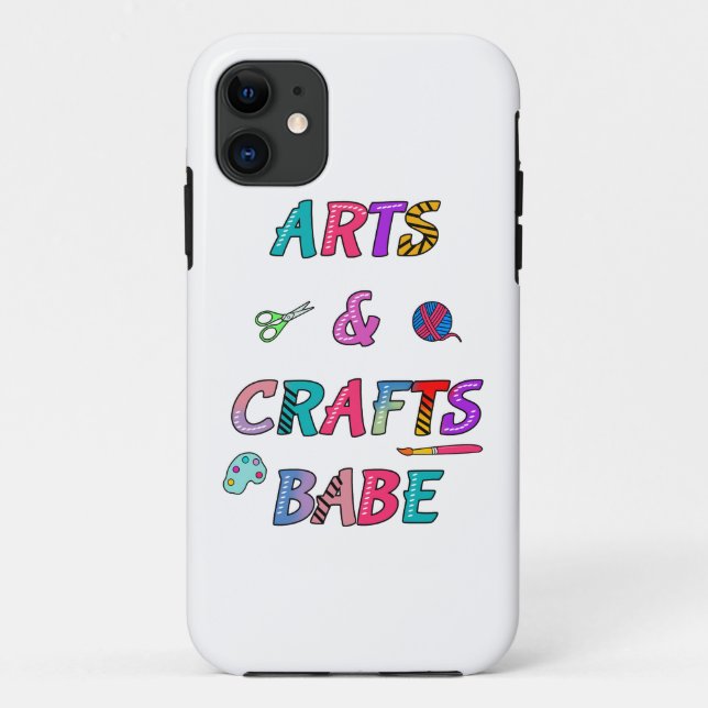 Arts and Crafts Babe Case-Mate iPhone Case (Back)