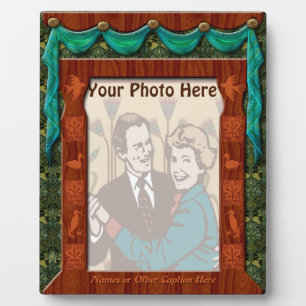 Arts and Crafts Draped Window - Personalized Plaque