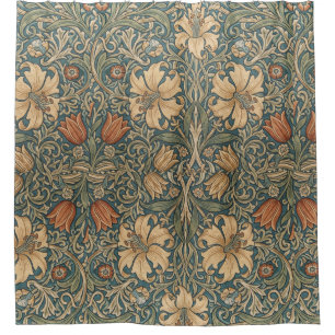 Arts and Crafts Movement Golden Lily Pattern