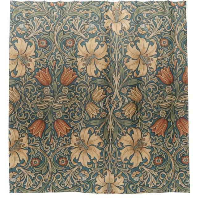 Arts and Crafts Movement Golden Lily Pattern (Front)