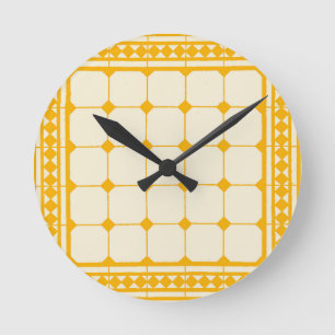 Arts and Crafts Movement  Round Clock
