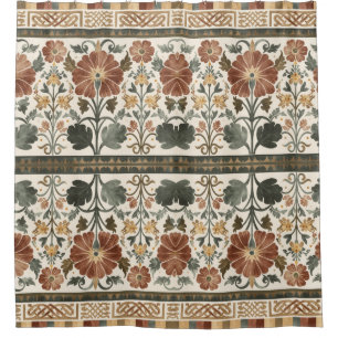 Arts & Crafts Craftsman and Mission frieze floral