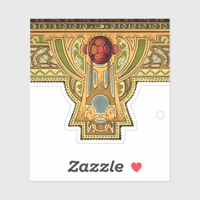 Arts & Crafts, Craftsman or Mission Style Roses (Sheet)