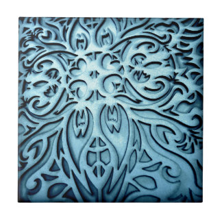 Arts & Crafts Decorative Tile in Blue
