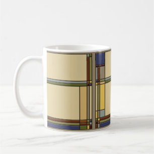 Arts & Crafts Fall Geometric Pattern Coffee Mug