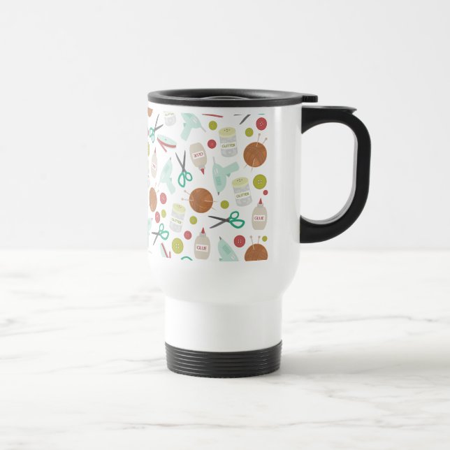 Arts & Crafts Themed Mug (Right)