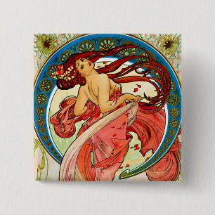 Arts Dance 2 Inch Square Button