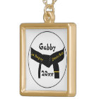 Arts martiaux 1er degré Ceinture noire Collier