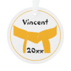 Arts Martiaux Orange Belt Donné