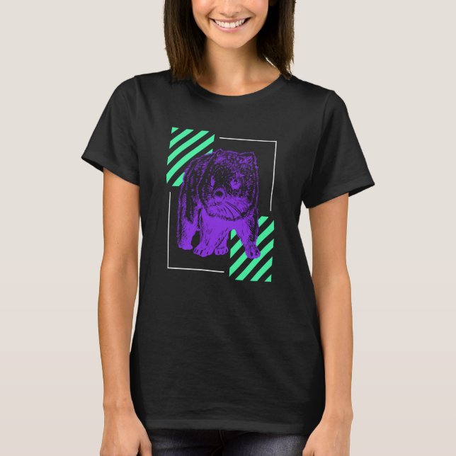 Arts Wombat Cute Rodent Australian Wombat T-Shirt (Front)