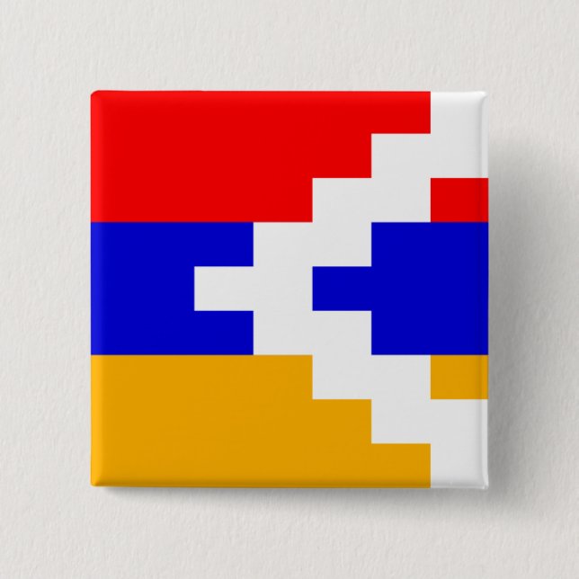 artsakh 2 inch square button (Front)