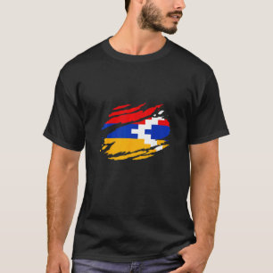 Artsakh Flag Proud Artsakh Support Artsakh Strong  T-Shirt