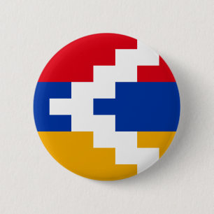 Artsakh (Nagorno-Karabakh) Flag 2 Inch Round Button