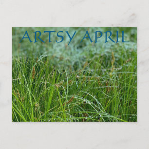Artsy April Postcard