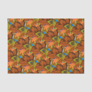 Artsy Autumn Leaves Tissue Paper