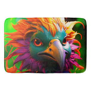 Artsy Bird Bath Mat
