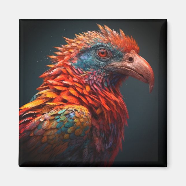 Artsy Bird Magnet (Front)